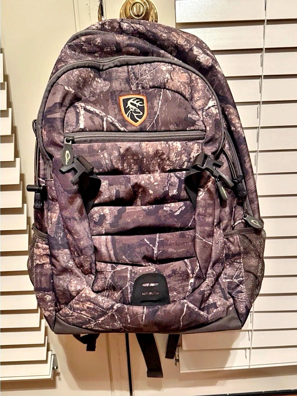 Drake non typical Camouflage Backpack in Brown & Black